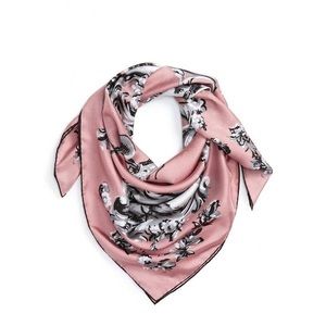Burberry Pink Silk Scarf